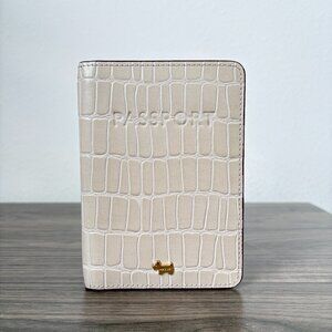 Radley London Heritage Dog Outline Passport Cover - New with cosmetic defect